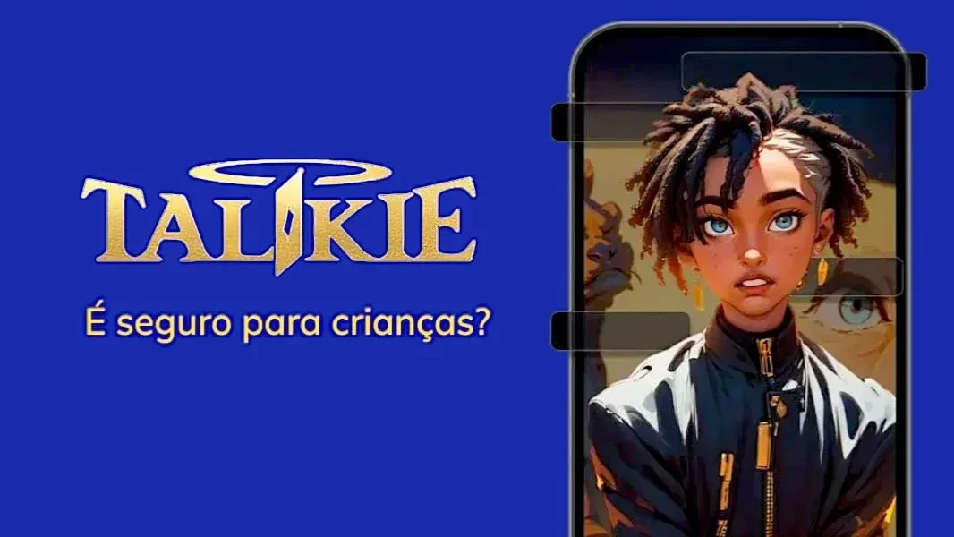 Ilustração do artigo: O Talkie AI é seguro para crianças?