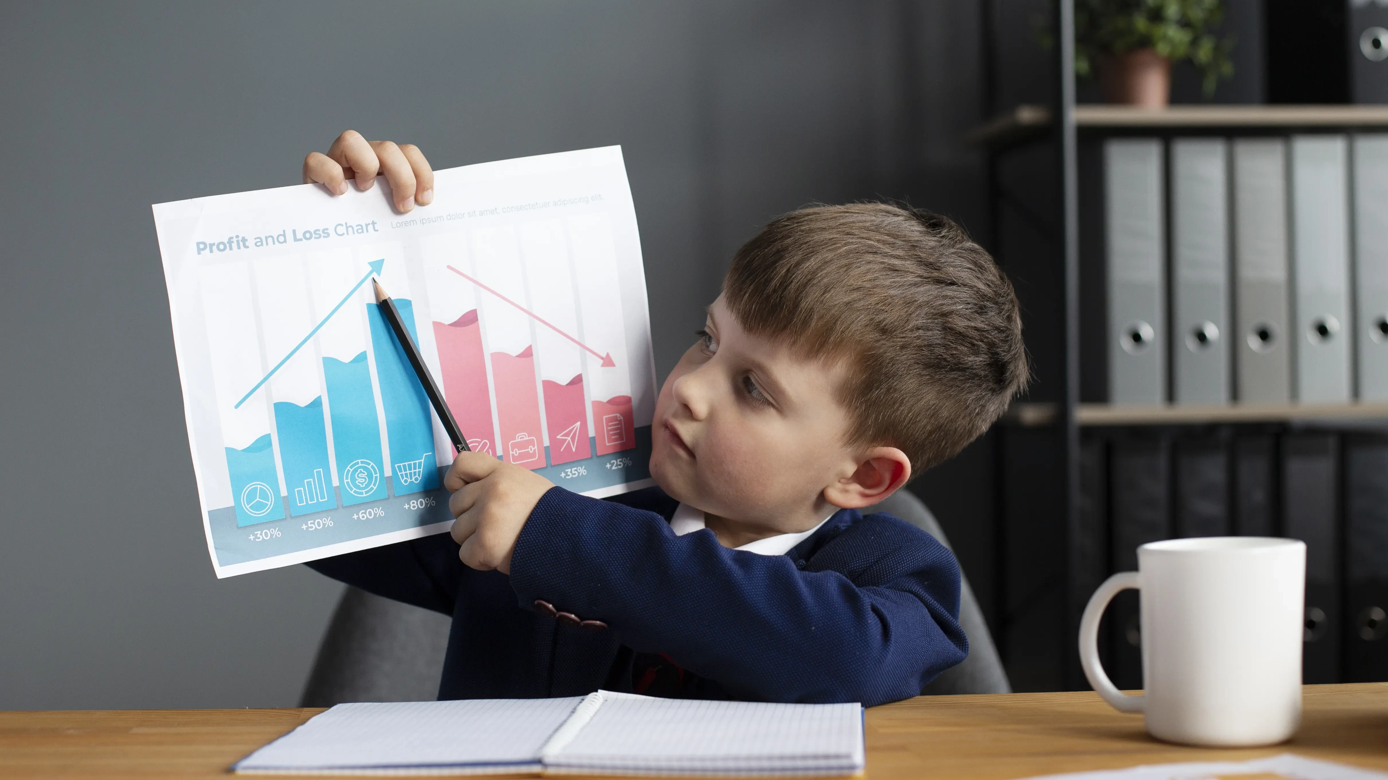 Ilustración para el artículo: ¿Se debe enseñar finanzas y trading a los niños?