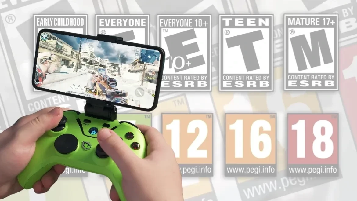 Illustration for the article: ESRB & PEGI: Complete Guide to Mobile Game Age Ratings