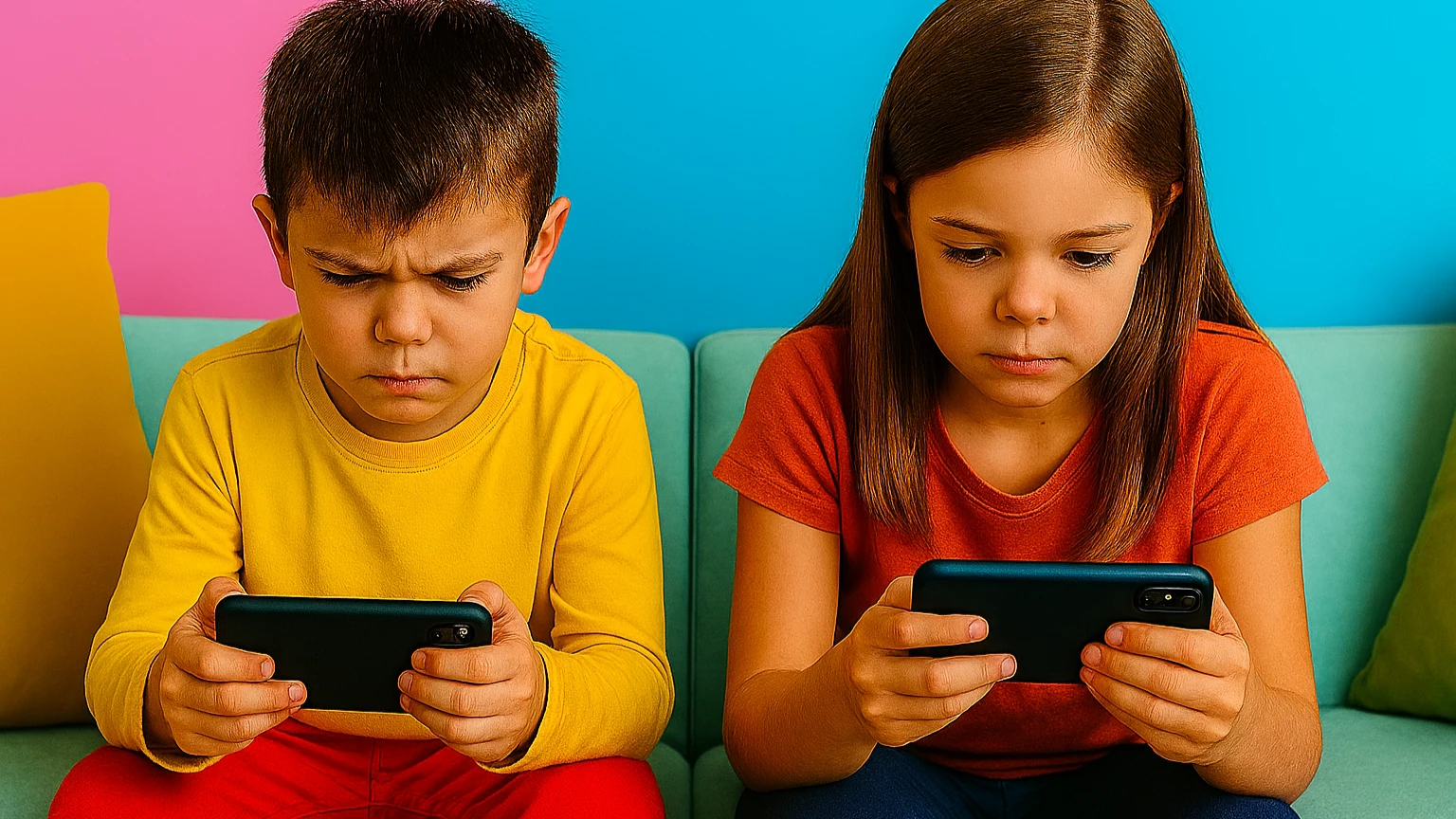 Illustration for the article: PEGI Ratings for Mobile Games: Protecting Kids from Harmful Content